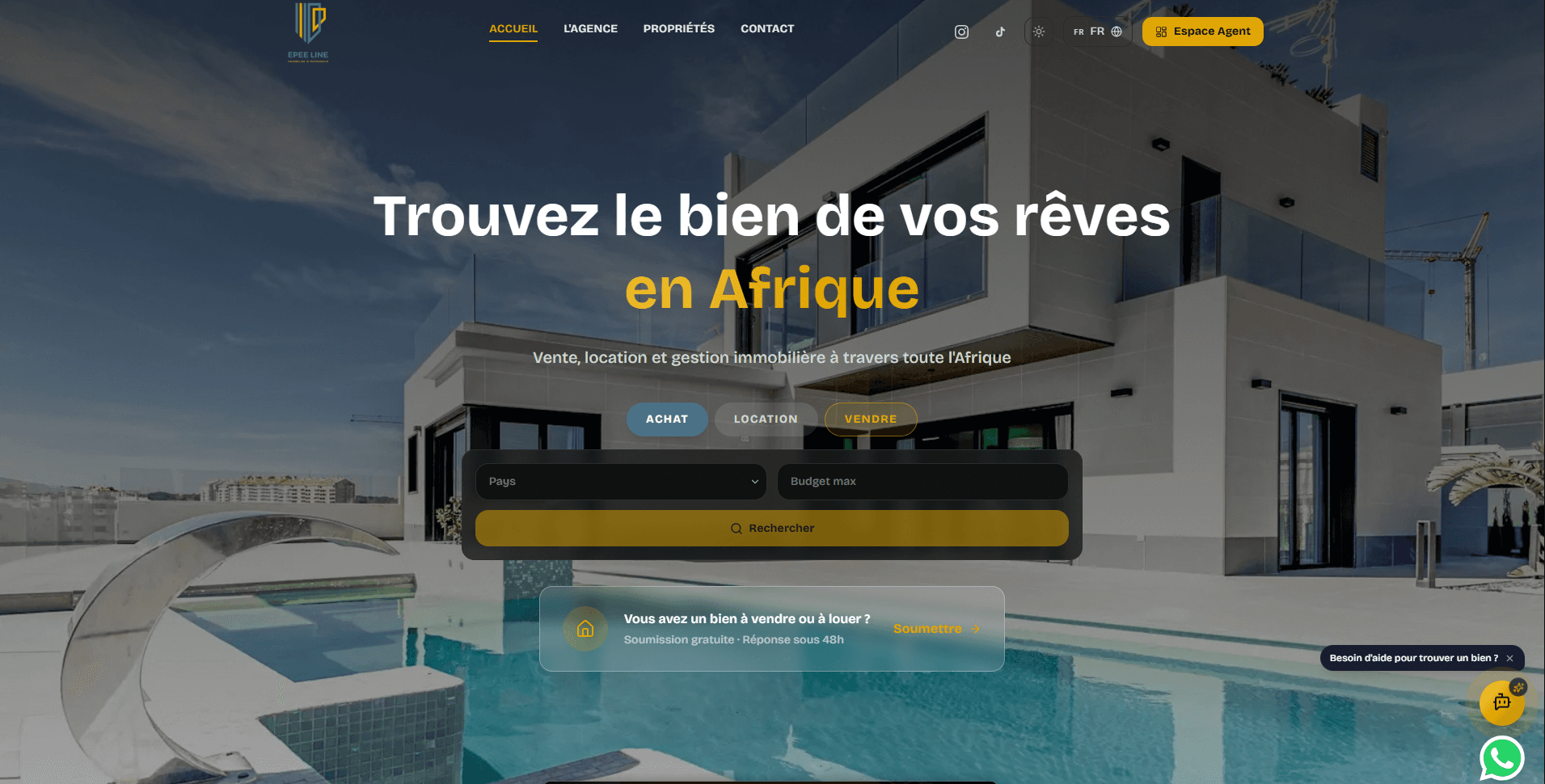 Epee Line - Agence immobilière panafricaine